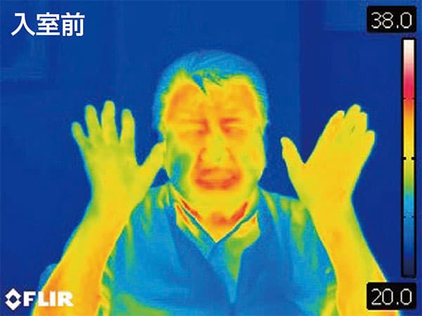 入室前